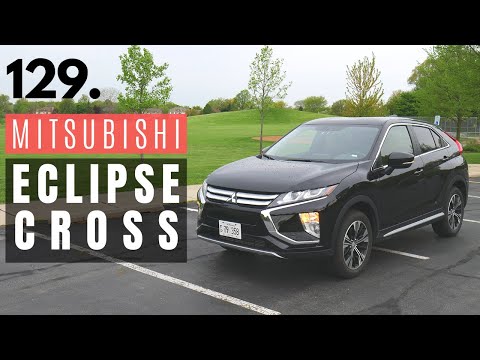 2019 Mitsubishi Eclipse Cross SE // review, walk around, and test drive // 100 rental cars