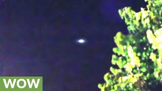 UFO and alien captured on camera in Airasca, Italy