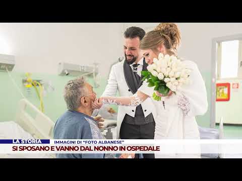 LA STORIA. SI SPOSANO E VANNO DAL NONNO IN OSPEDALE