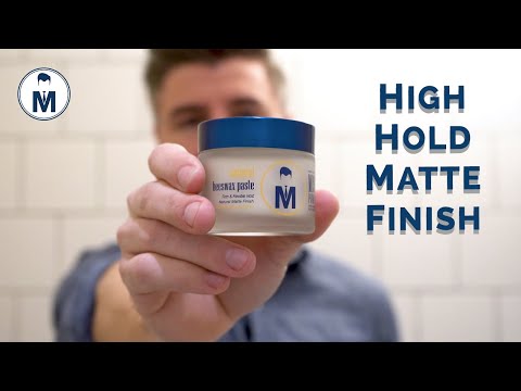 How To Use Natural Beeswax Paste | High Hold Matte...