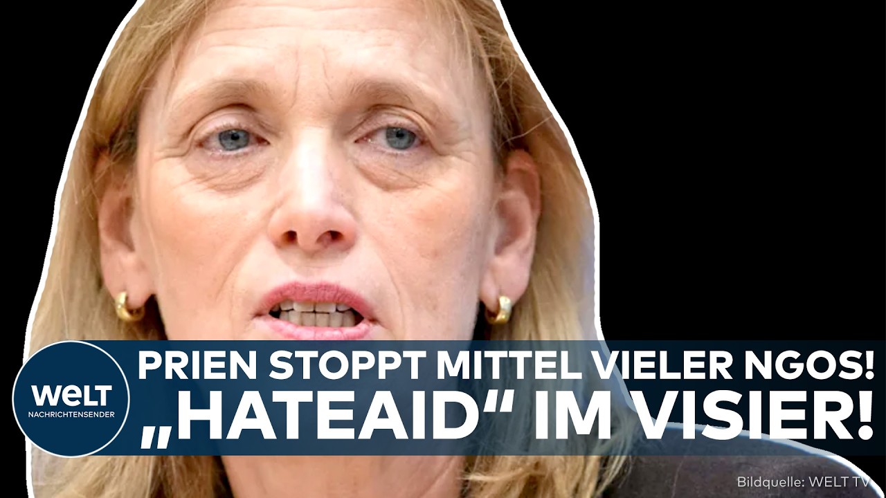 "DEMOKRATIE LEBEN": Reform mit Sprengkraft! Prien stoppt Mittel vieler NGOs – "HateAid" im Visier!