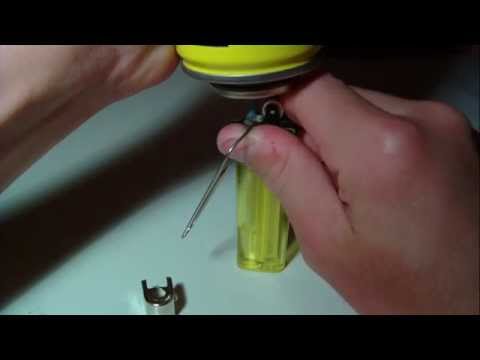 How to refill a disposable lighter