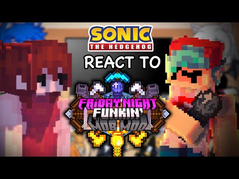 • Dreamixx • - Sonic Characters React To FNF VS MINECRAFT MOBS // FNF MOB MOD // PART 1(?) // GCRV