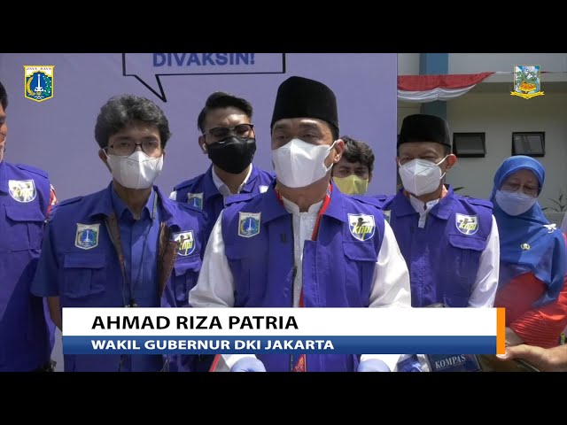 Wagub DKI Tinjau Vaksinasi KNPI