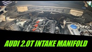 AUDI VW 2.0T INTAKE MANIFOLD REMOVAL P2187 AUDI Q5- AUDI Q5 B8 B8.5 A4 A5 A6 Q5 S5