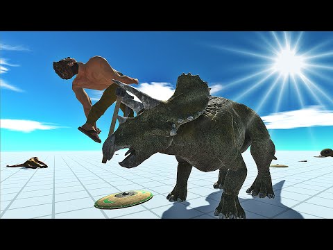 WATCH OUT TRICERATOPS! IT'S A TRAP! | Animal Revolt Battle Simulator ARBS