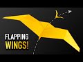 BEST Bat Paper Airplane that Flaps!!! How to Make AeroDactyl — Easy