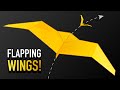 BEST Bat Paper Airplane That Flaps How To Make AeroDactyl Easy