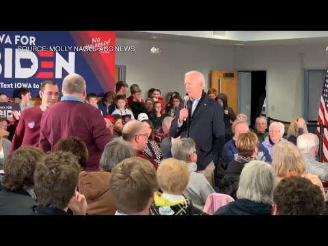 Watch Joe Biden Call Iowa Man a 'Damn Liar' Watch Joe Biden Call Iowa Man a 'Damn Liar'