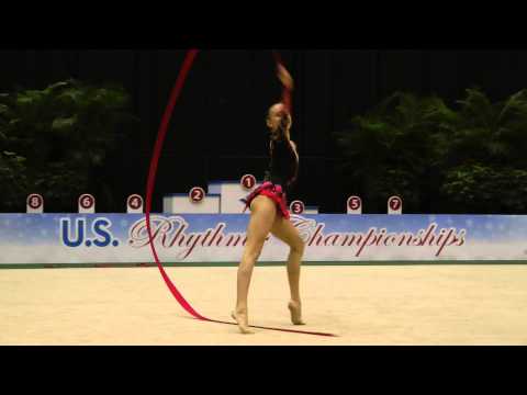 Alexandra Ladan - Ribbon Finals - 2013 U.S. Rhythmic Championships