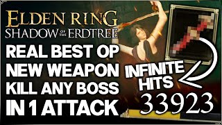 Shadow of the Erdtree - New INFINITE Damage Combo Kills ANY Boss in Seconds - Best Build Elden Ring!