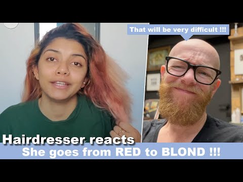 She’s Going from Red to Blonde?! Hairdresser Reacts to EPIC Hair Fails!