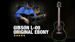 Video thumbnail for Gibson L-00 Original Ebony - Classic Tone & Feel! by Acoustic Letter