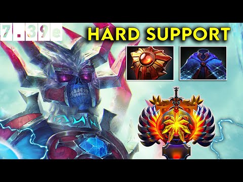 Lich Immortal Hard Support - Dota 2 Patch 7.39E Pro Pub Gameplay