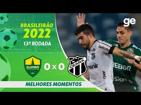Gols e lances de Cuiabá x Ceará