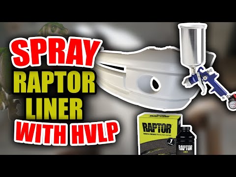 Raptor Liner Results | Spraying with HVLP | How To