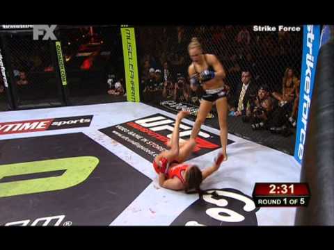 MMA: "Strike Force" Rounda Rousey Vs Miesha Tate "Amazing Final"  HD