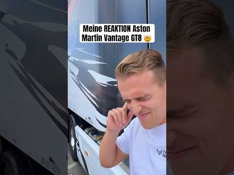 REAKTION Aston Martin Vantage GT8 🤯 #supercars #cars #thewolfofpassion #viral