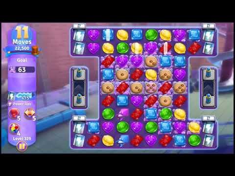 Wonka's World of Candy Level 329 - NO BOOSTERS + FULL STORY 🍫 | SKILLGAMING ✔️