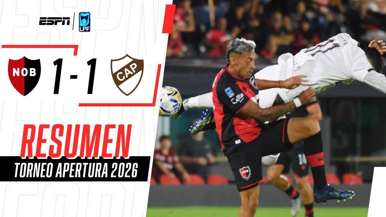 EL CALAMAR AMARGÓ A LA LEPRA EN ROSARIO Y CON POLÉMICA EN EL FINAL | Newell's 1-1 Platense | RESUMEN