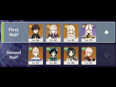 2.2 Spiral Abyss, Mono Geo & Anemo Teams - (Floor 12, 9 Stars)