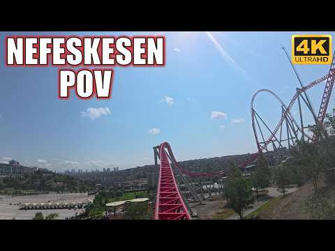 Nefeskesen POV (Front Row, 4K 60FPS), Vialand Intamin Launch Coaster | Non-Copyright