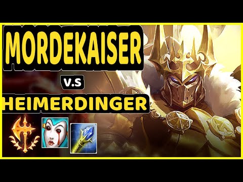 PERKZ (MORDEKAISER) vs HEIMERDINGER - MID CHALLENGER GAMEPLAY - EUW