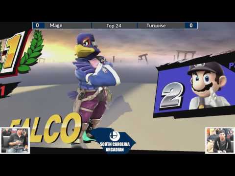 SC Smash Arcadian Sm4sh Pools Mage (Falco) vs Turquoise (Mario)