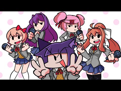 Rhythm Game Veteran vs. Doki Doki Takeover! (Friday Night Funkin' Mods)