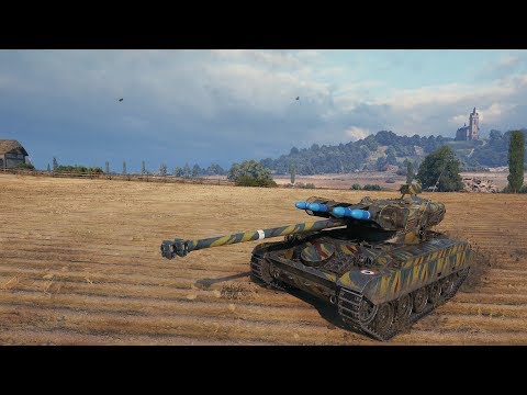 WoT AMX 13 105 (skin BY PROFESSORS) 6330 dmg 1570 exp - Fisherman's Bay