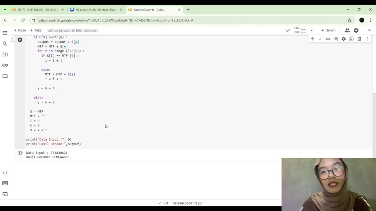 MODUL 4 - Move To Front (Bagian Encoder)