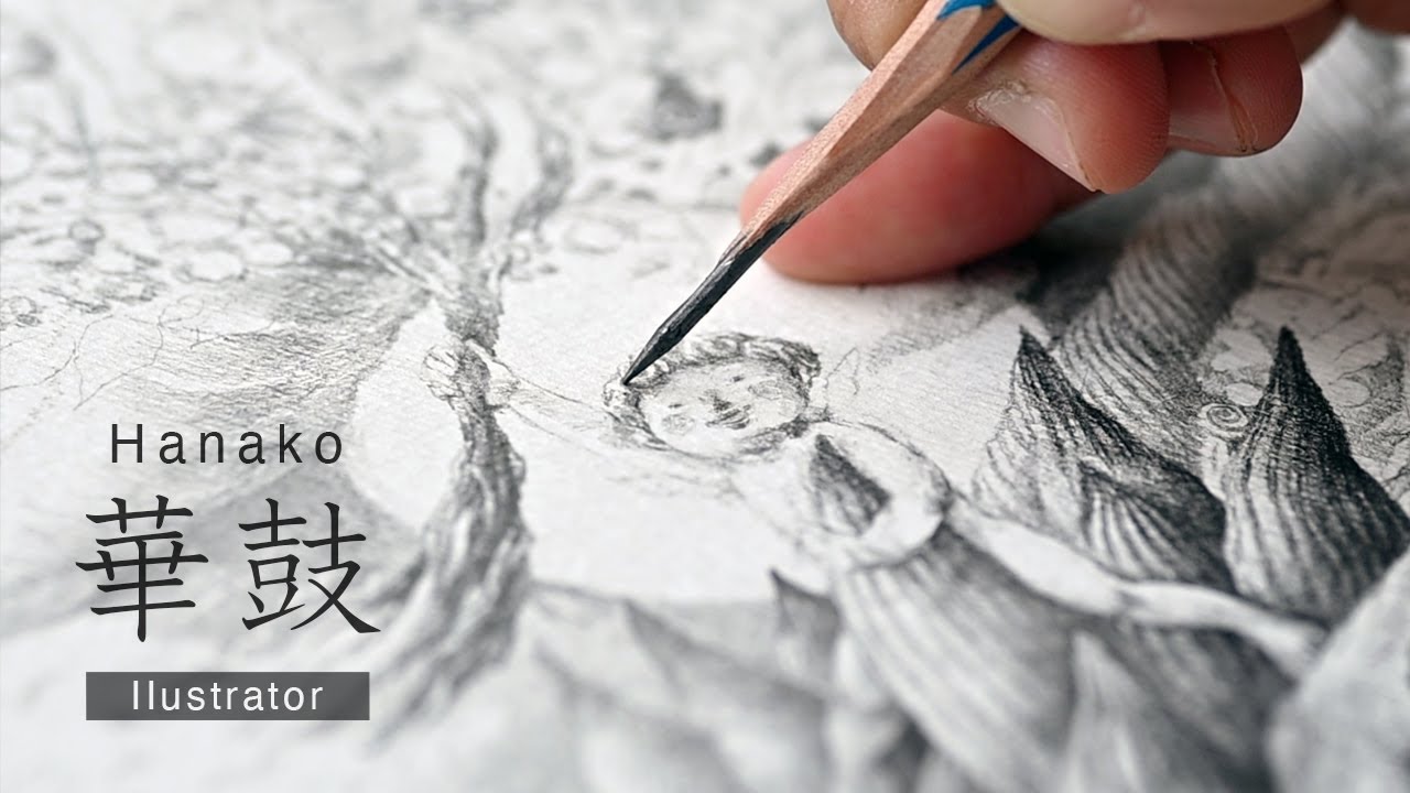 Extreme Detailed Pencil Works / イラストレーター 華鼓 / Ilustrator Hanako