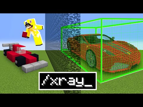 Minecraft'ta Kardeşimi X-RAY MODU İLE Yapı Kapışmasında Trolledim!!
