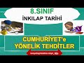 8. Sınıf  İnkılap Tarihi 2 Dersi  Türkiye Cumhuriyeti’ne Yönelik Tehditler  konu anlatım videosunu izle