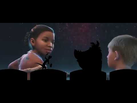 Timon And Pumbaa at the Cinema The Polar Express