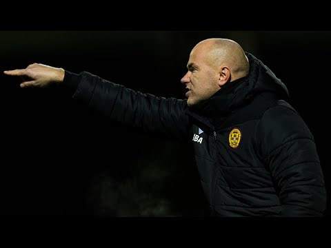 Jens Berthel Askou reacts to win over Hibernian