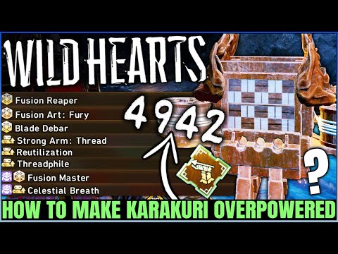 This is GAME BREAKING - Best Karakuri Only Build - Skills Guide - Highest Damage - Wild Hearts!