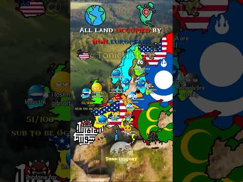 All land ever occupied by non Europeans #europe #history #map #usa #mapping #geography #eu #ww2