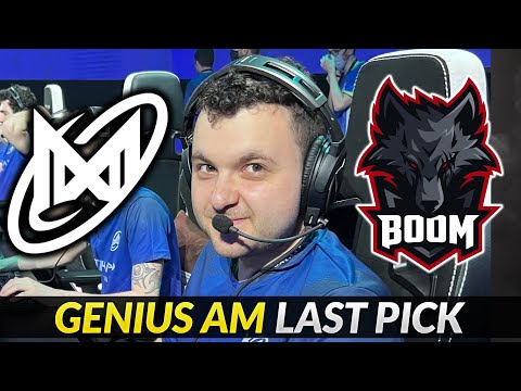 NIGMA vs BOOM - AM OFFLANE GENIUS LAST PICK!!! Lower Bracket Final GAMERS GALAXY
