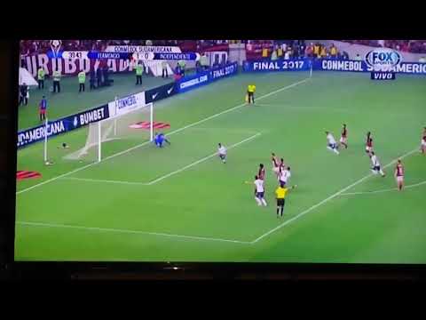 GOL DE BARCO - FLAMENGO 1X1 INDEPENDIENTE - FINAL DA SUL AMERICANA 2017