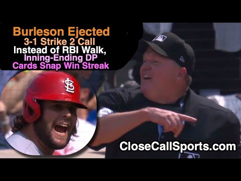 E154 - Ron Kulpa Ejects Alec Burleson After Crucial Strike Call Leads to Outs Instead of RBI Walk