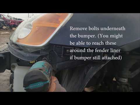 2001-2005 Honda Civic Fender Removal (Makita XDT13)