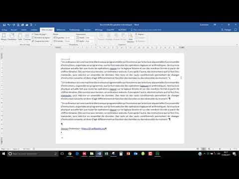 Logiciel Word : Comment changer d'orientation Passer du portrait au Paysage