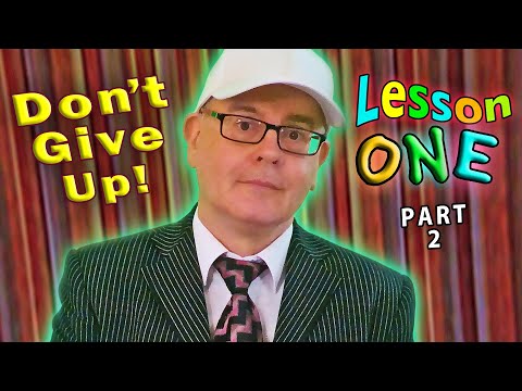 LEARNING ENGLISH - LESSON 1 ( Don't Give Up / You can do it )