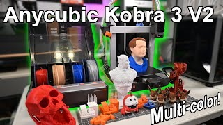 Is this better than the Bambu Labs A1?! - Anycubic Kobra 3 V2 Combo Full Review!