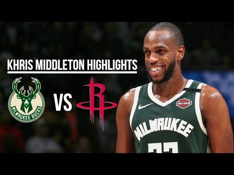Khris Middleton SHOWS WHY HE IS AN ALL STAR vs Rockets(27 PTS)| Khris Middleton NBA Highlights| HD