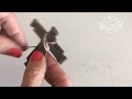 Mens Cross Necklace Made Of Nails