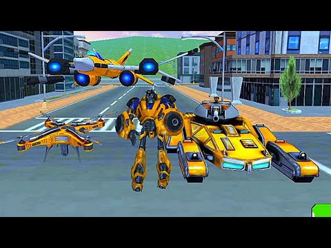 Multi Robot Transform Game 2021: Jet Tank Car Robot Transformation - Android Gameplay
