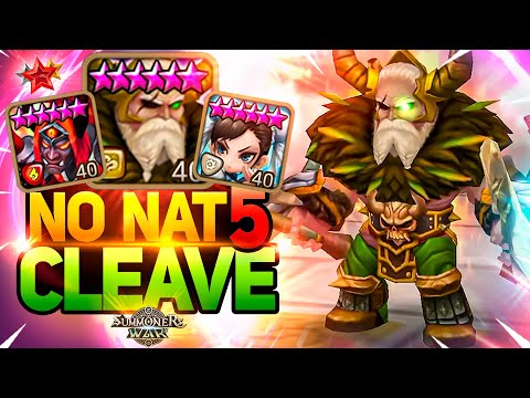 This Guy CLEAVES WITHOUT NAT5 Monsters in Summoners War