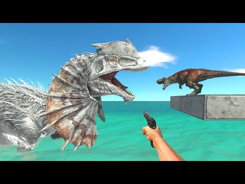 I Drop Tyrannosaurus Rex into Giant Dilophosaurus